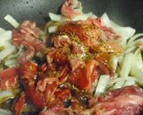 簡単、5分、わが家の牛丼♪作り方2写真