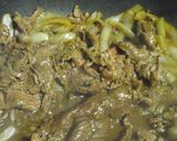 簡単、5分、わが家の牛丼♪作り方3写真
