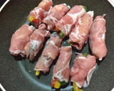 豚肉パプリカ巻き♪おろし大根ゆず仕立て作り方2写真