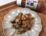 豚肉パプリカ巻き♪おろし大根ゆず仕立て作り方6写真
