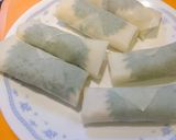 簡単ささ身・大葉・練り梅入り春巻き作り方4写真