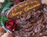 チョコアーモンドポッキーでXmasケーキ作り方24写真