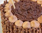 チョコアーモンドポッキーでXmasケーキ作り方23写真