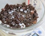 チョコアーモンドポッキーでXmasケーキ作り方8写真