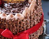 チョコアーモンドポッキーでXmasケーキ作り方30写真