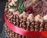 チョコアーモンドポッキーでXmasケーキ作り方29写真