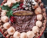 チョコアーモンドポッキーでXmasケーキ作り方28写真