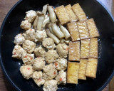 厚揚げとつくねのすき焼き煮作り方3写真