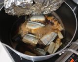 サンマとゴボウの煮つけ作り方4写真