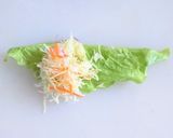 彩り野菜のサンチュ巻きサラダ作り方2写真
