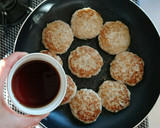簡単節約☆厚揚げ入り照り焼きハンバーグ。作り方8写真