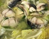 塩サバと白菜の鍋作り方3写真