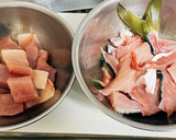 絶品　柚子香る✨ヤズの柚子ネギみそ焼き作り方2写真