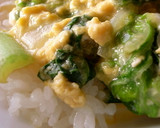 白菜とわかめの＊とろとろ＊卵とじ作り方4写真