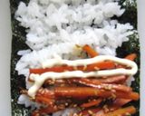 人参のきんぴら巻き巻き作り方2写真
