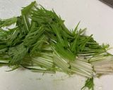 ほろ苦♩春菊と水菜のベーコン炒め作り方4写真