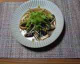 ヨウサマの減塩玉ねぎソースの茄子の煮浸し作り方4写真
