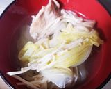 美味♡白菜鍋(+長ネギ)+簡単添え物☆作り方9写真