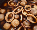 冷凍里芋で簡単！里芋とイカの煮物作り方5写真