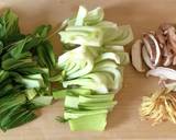 身体温まる【青梗菜と卵のとろみスープ】作り方1写真