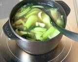 身体温まる【青梗菜と卵のとろみスープ】作り方3写真
