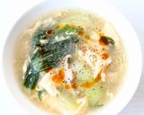 身体温まる【青梗菜と卵のとろみスープ】作り方6写真