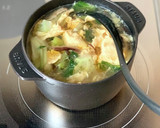 身体温まる【青梗菜と卵のとろみスープ】作り方5写真