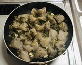 こんにゃくの高菜炒め♪簡単味付け！作り方3写真