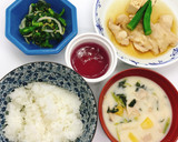 【病院】揚げ鶏と豆腐の炊き合わせ【給食】作り方6写真