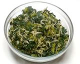 じゃこと大根葉のにんにく醤油炒め作り方10写真