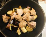 鶏肉とナスの甘辛煮☆作り方7写真