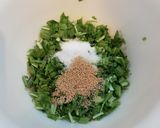 簡単菜飯!水菜の混ぜご飯作り方2写真