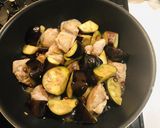 鶏肉とナスの甘辛煮☆作り方8写真