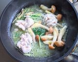 白子と水菜のゆず豆乳クリームパスタ作り方7写真