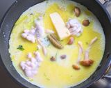白子と水菜のゆず豆乳クリームパスタ作り方8写真