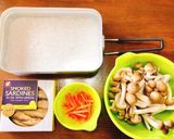 ラージメスティン de 鰯の炊き込みご飯作り方1写真