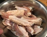 れんこんと鶏手羽の甘辛煮作り方2写真