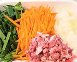 簡単☆野菜たっぷりチヂミ☆作り方1写真
