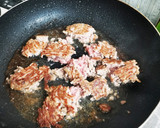 デカそぼろの白ネギまみれ炒め作り方6写真
