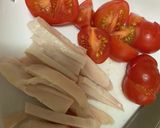 コンビニ食材で♥ユッケ風キムチ♥作り方3写真