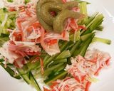 日本酒に♩カニカマ胡瓜のわさびマヨ和え作り方3写真