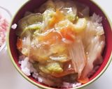 自家製中華丼&粉チーズポテサラサンド♡作り方5写真