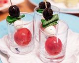 クリスマスの前菜に♪カプレーゼピンチョス作り方7写真