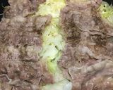簡単♪お肉とキャベツの重ね蒸し作り方7写真