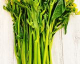 アスパラ菜の辛子醤油和え作り方1写真