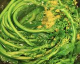 アスパラ菜の辛子醤油和え作り方2写真