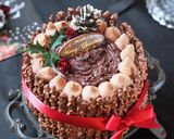 つぶつぶ苺ポッキーのXmasケーキ作り方53写真