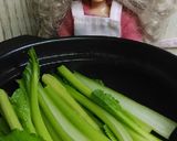 リカちゃん♡揚げさん椎茸小松菜の軸煮物作り方2写真