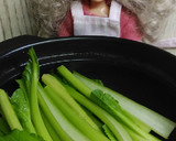 リカちゃん♡揚げさん椎茸小松菜の軸煮物作り方2写真