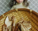 リカちゃん♡春菊と椎茸パスタ⁎∗作り方3写真